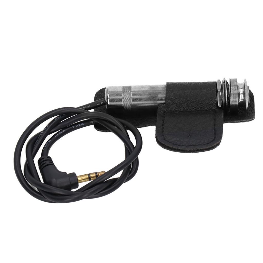 Acoustic Guitar Pickup Transducer Metal Accessory Replacement for String Instrument Silver