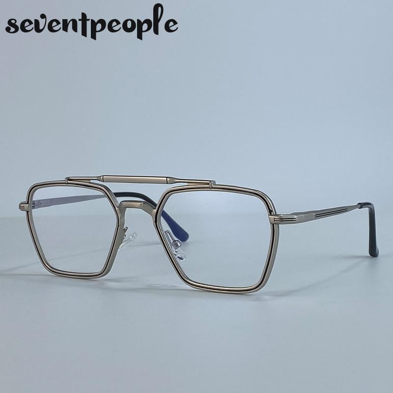 Retro Steampunk Square Sunglasses Women  Luxury Brand Trendy Metal Frame Outdoor Driving Sun Glasses Classic Shades For Lady