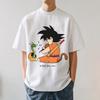 2026 New Dragon Ball Son Goku Japanese Style Classic Print Tshirt Short Sleeve Tshirt Mens and Womens Tshirt Mens Tops