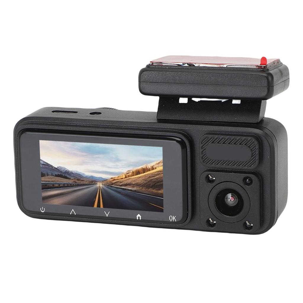 3 Channel Dash Camera 1080P 170 Degree Wide Angle APP Control Front Rear Car DVR with 2.0 Inch Screen