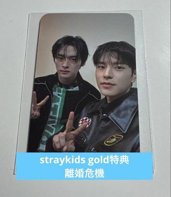 [USED] Divorce Crisis Gold Member Benefit Stray Kids Unit Trading Cards