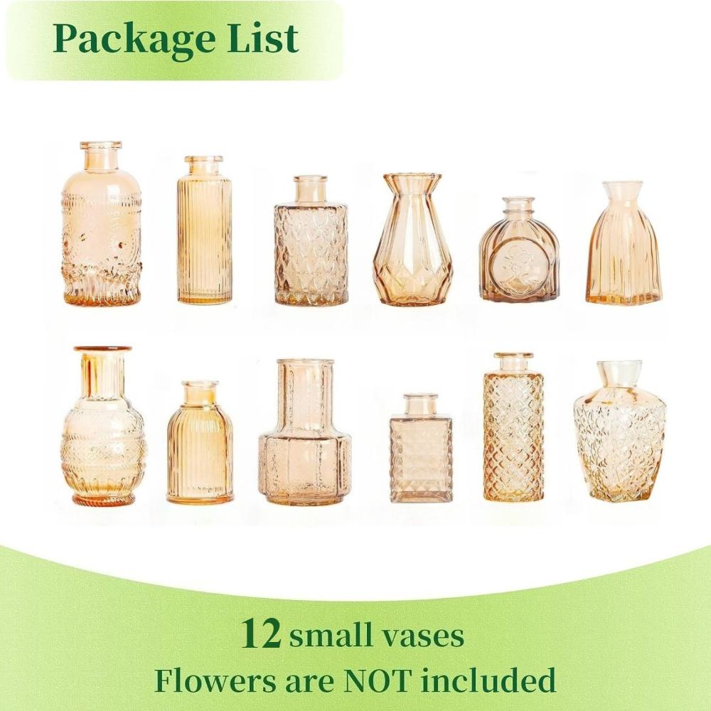 European Style Colored Glass Vase Water Nourishing Green Plants Flower Arrangements Desktop Ornaments Home Decoration