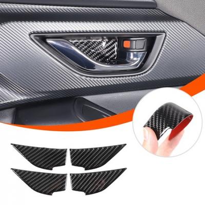 Mjuk kolfiber innerdörrskål dekorpanel dekal för Subaru Crosstrek 23-24