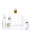 10ml Clear Glass Essential Oil Bottle with Dropper and 30ml Serum Decanting Bottle, Empty for Cosmetic Samples