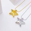 Fashion Design Big Star Necklace Female Personality Simple Temperament Titanium Steel Collarbone Chain Does Not Fade Versatile