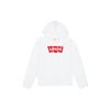 Levis Letter Print Hooded Sweatshirt Men Sweatshirts White 19622-0018