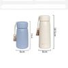 Simple 250/400ml Insulated Water Bottle Leak-proof Pocket Flask Mini Thermal Cup Portable Stainless Steel Travel Coffee Mug