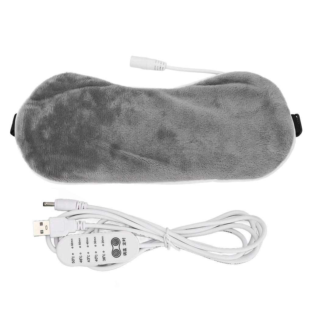 Heating Blindfold USB Hot Compress Adjustable Nourish Eyes 5 Gear Blindfold for Sleeping