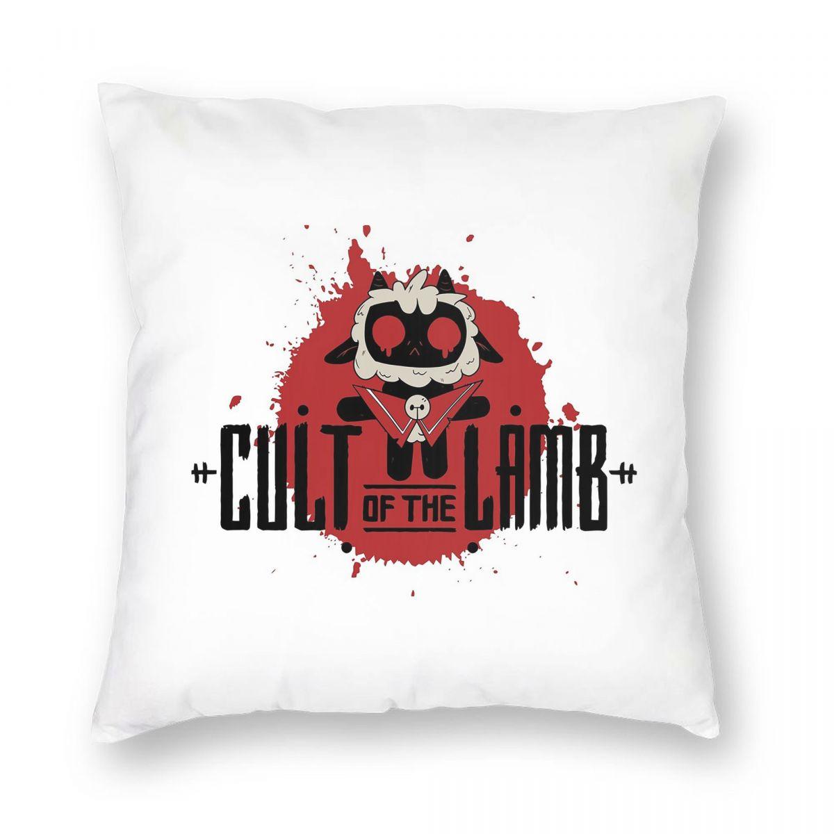 

Cult Of The Lamb Гра Аніме Квадратна Наволочка Наволочка Подушка Декоративна Подушка для Дому Спальні Автомобіля 30cm x 30cm