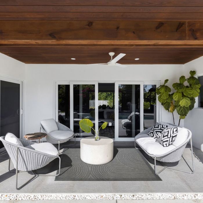 Tapis salon arc en ciel en relief gris 120x170