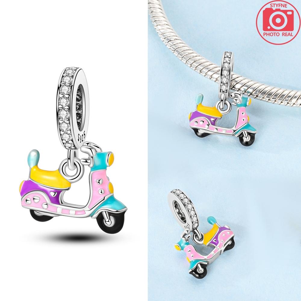 Original Charms Copper Dreamy And Colorful Tram Pendants Fit Plata Bracelets For Women Jewelry Making Diy Gifts