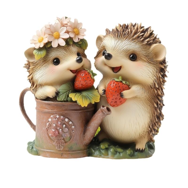 

Animal Pattern Garden Stake Decoration Acrylic Hedgehogs Yard Stake Decoration For Yard And Flower Bed Marking 1