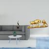 Abstract Statue Resin Flame Figurine Modern Art Sculpture Feng Shui Bear And Bull Ornament Chinese