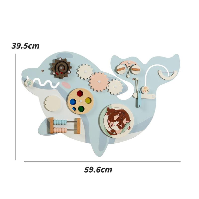 Dinosaur Wooden Wall Game For Early Education And Toddler Development Dolphin