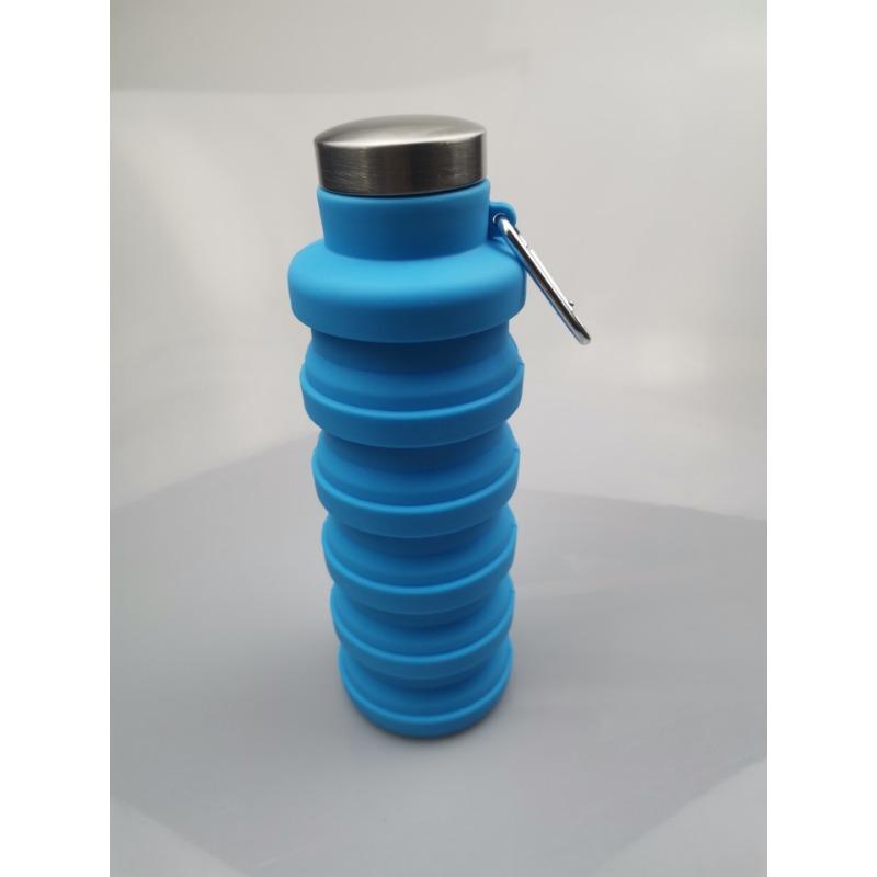 

500 мл креативный силиконовый складной чайник для бега, фитнеса, портативный сжатый стакан для спорта на открытом воздухе 500ml