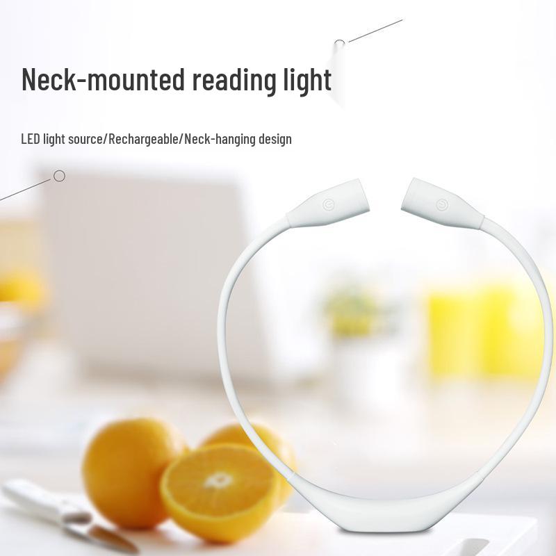 LED USB Rechargeable Neck Light: Eye-Friendly, Portable, Button-Control, Ideal for Reading or Outdoor Use