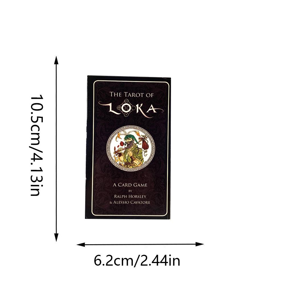The Tarot of Loka Card Deck Full English Board Game Party Family Playing Cards Oracle Cards Card Game