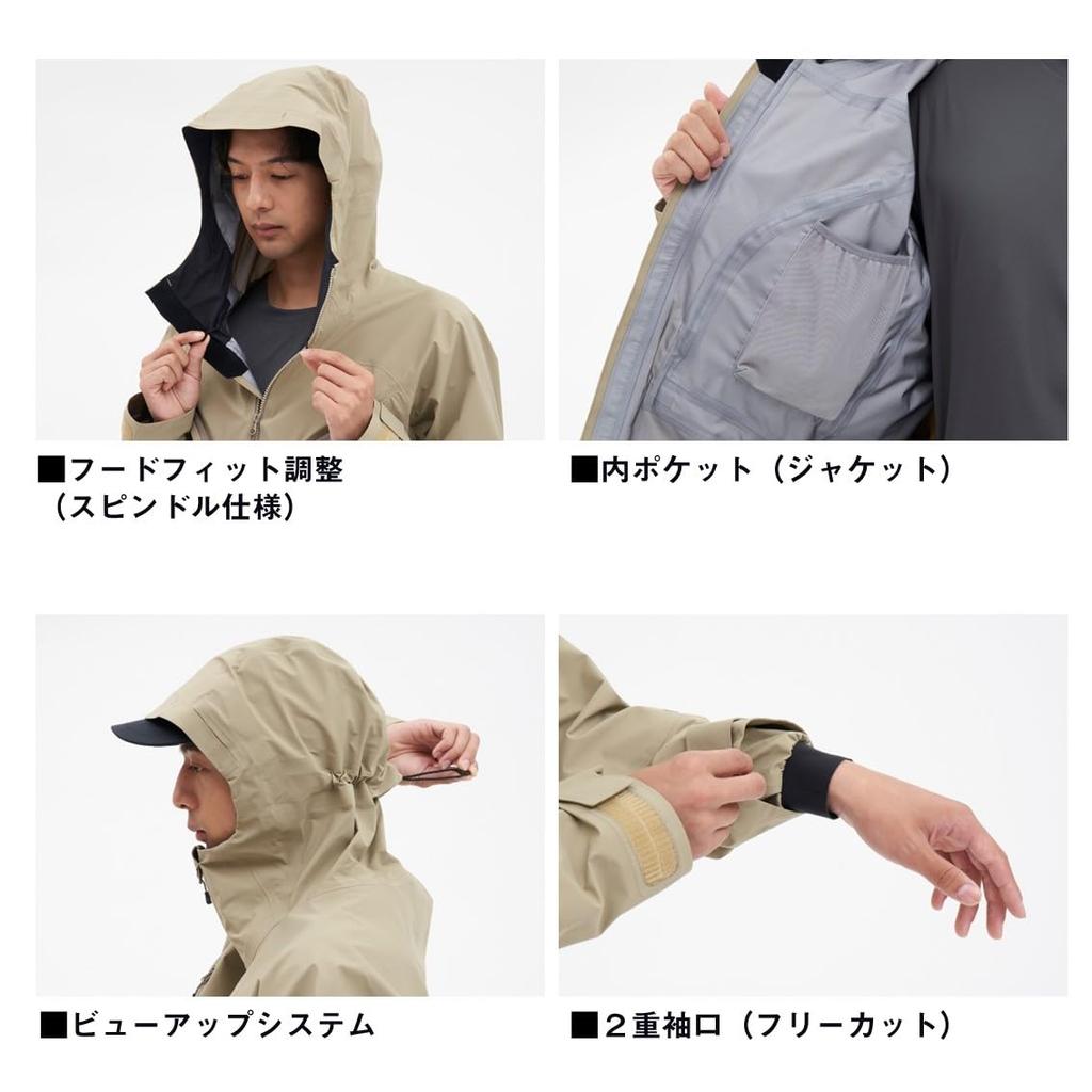 Daiwa Active Stream Rain Size M DR-1624J Gore-Tex Jacket, Black,