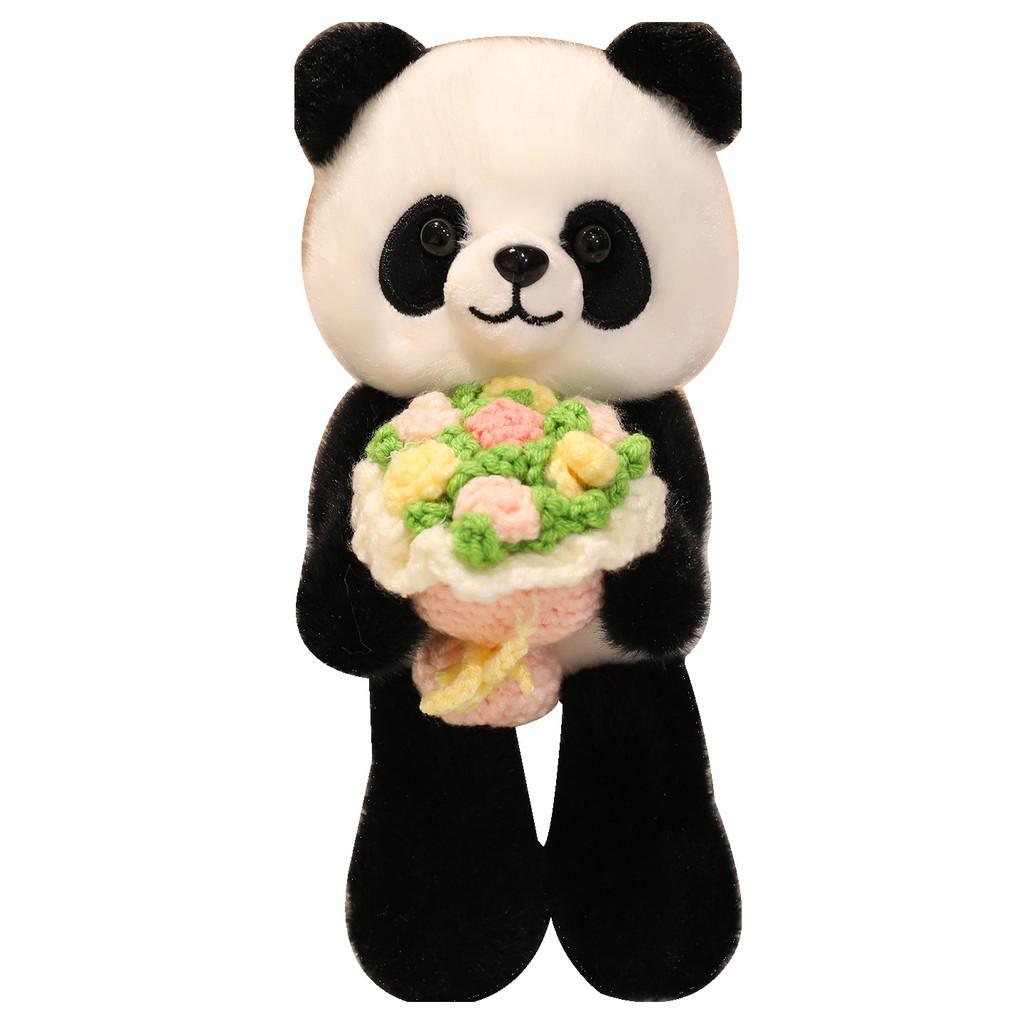 Fox Rabbit Panda Themed Plush Keychain Toy Hamster Flower Soft Pp Cotton Gift