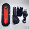 Bluetooth Handsfree Car Kit Wireless Bluetooth Adapter Receiver Speakerphone MP3 Music Player with Car Sun Visor Clip Auto Accessories Car Bluetooth