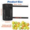 Pickleball Ball Holder Tennis Hanging Organizer Foldable Ball Storage Pouch Tear-resistant Mesh Hangable Pack for Sport Outdoor
