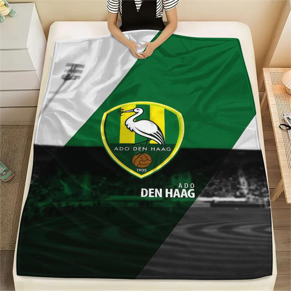1PC ADO Den Haag Patterned Flannel Blanket Suitable For All Seasons for Home Decor Warmth and Comfort Gifts Holiday Present