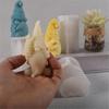 Flexible Silicone Mold Handmade Scented Candle Mould Santa Claus Shaped Aromatherapys Jewelry Mold Home Decorations