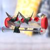 Hummingbird Feeder Window Mount Acrylic Birding Supplies with 4 Feeding Ports Bird Clear for