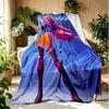 KPop Demon Hunters Pattern Blanket for Home Decoration, Bed, Sofa, Car Travel, Camping, Suitable for All Seasons, Birthday Christmas Gift