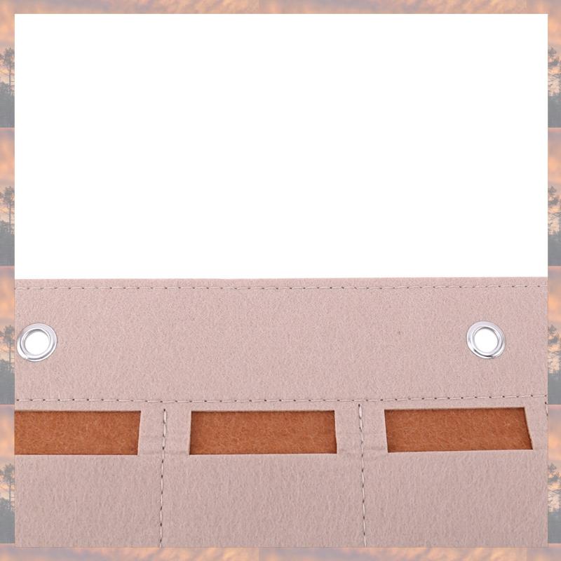 

2025 Trend 10X Glasses Organizer Storage Hanging Bag Sunglasses Eyeglasses Display Organizer 15 Slot Eyewear Holder Beige+Brown