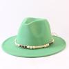 Popular European and American Classic Simple Flat-brimmed Top Hat Men's and Women's Fashionable and Elegant Versatile Jazz Hat Top Hat