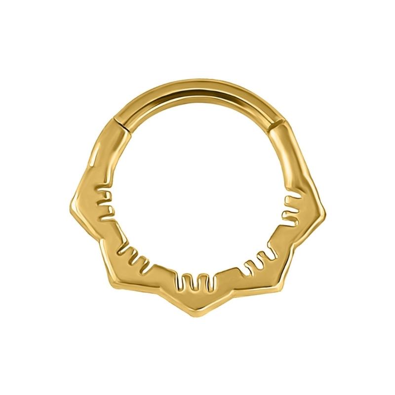 Fashionable Crystal Nose Piercing Ring Jewelry Stainless Steel Accessory for Ear Cartilage Music Festival Accessories