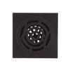 Black Floor Drain Copper Floor Drain Strainer for Kitchen Bathroom Balcony Supplies