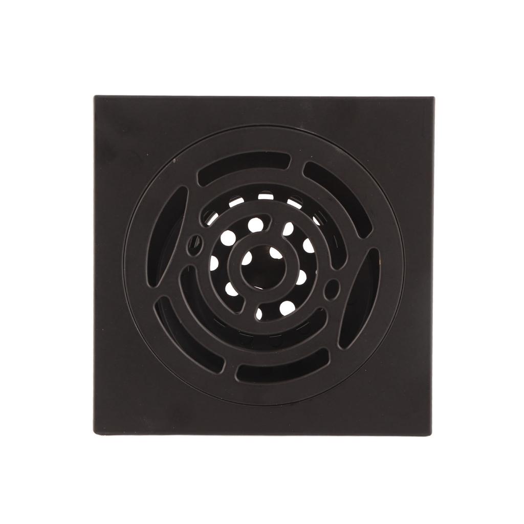 Black Floor Drain Copper Floor Drain Strainer for Kitchen Bathroom Balcony Supplies