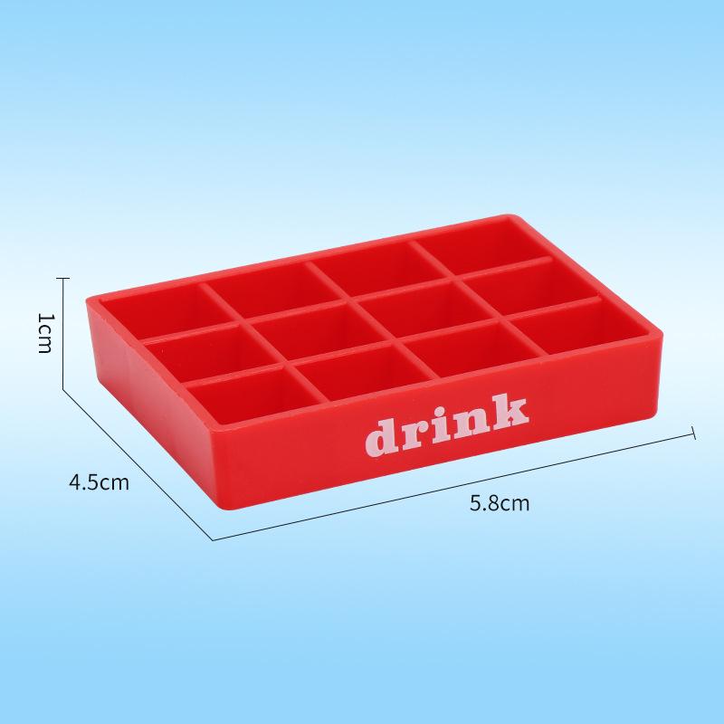 Miniature Soda Tray Toy for Dollhouse Pretend Play