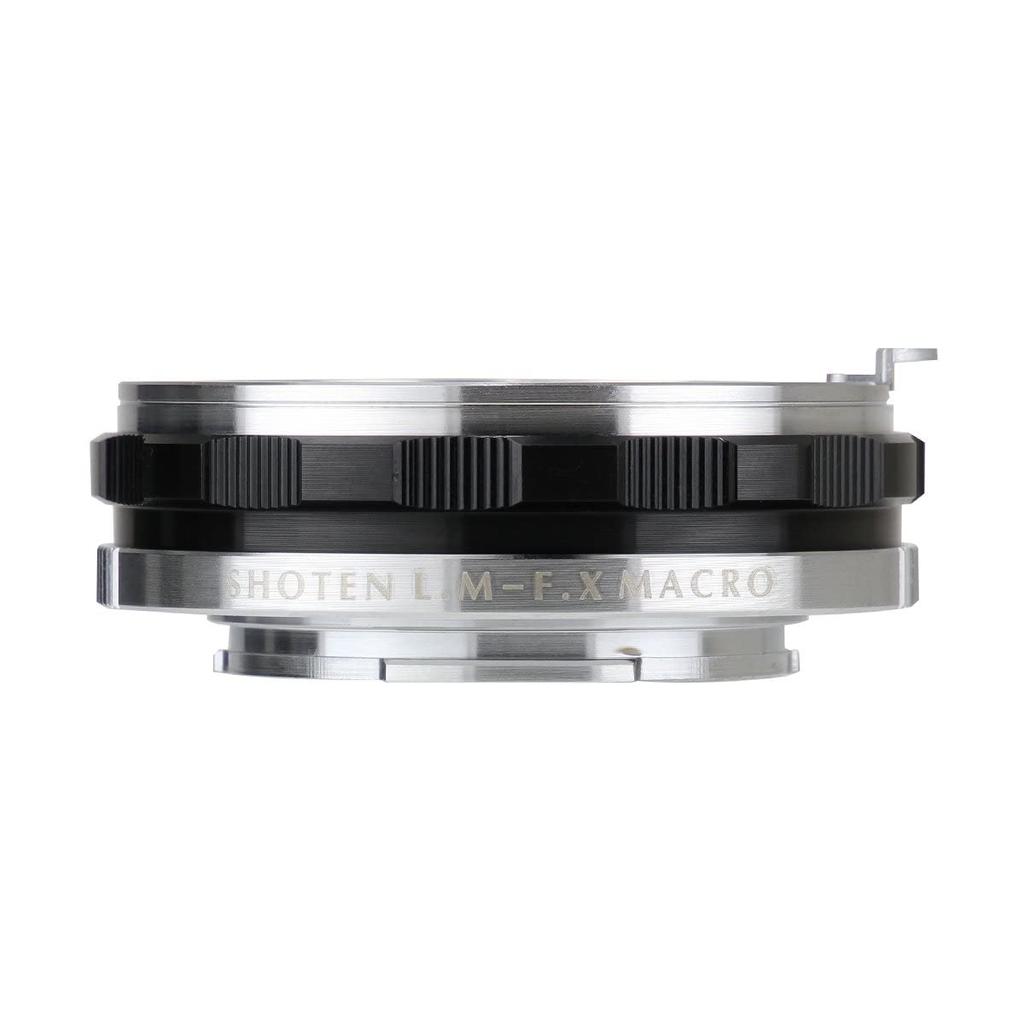 SHOTEN Mount Adapter M M Mount Lens Fujifilm X Mount with Helicoid LM-FX (B) (Leica Conversion) (black)