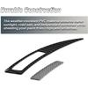 2PCS Universal Car Wheel Eyebrow Non-Collision Strips, No-Scratch Fender Protector Stickers, Carbon Fiber Trim Self-Adhesive Side Bumper Protection