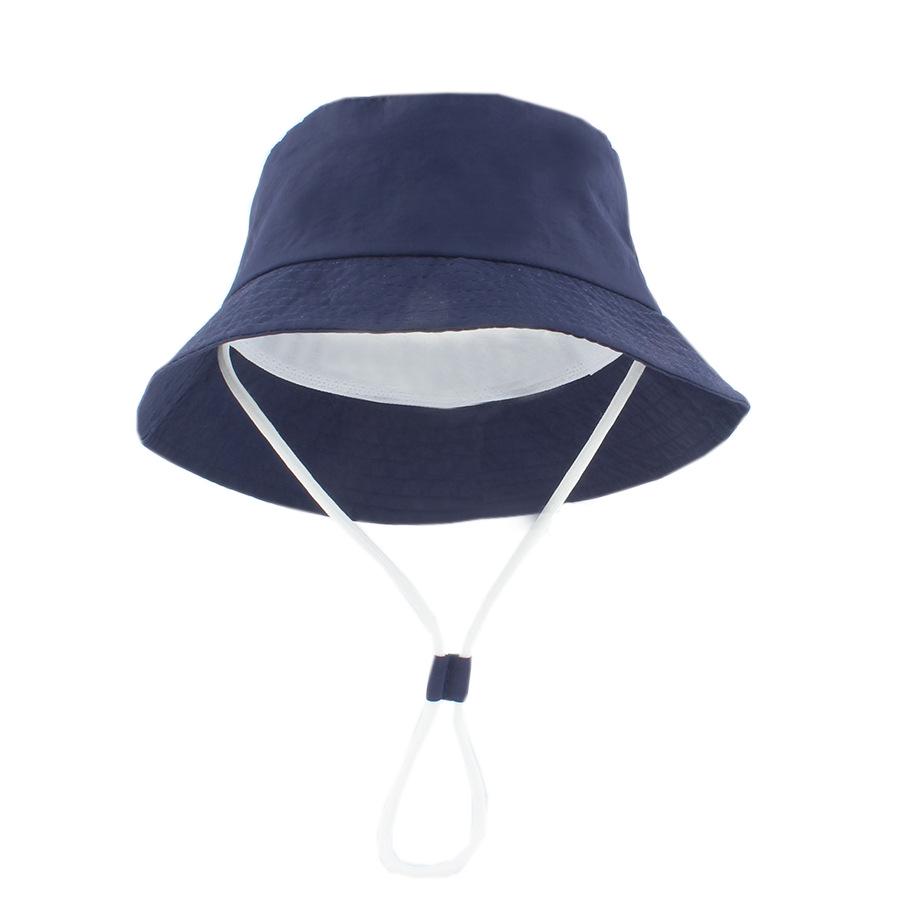 2026 Dziecięcy Kapelusz Przeciwsłoneczny: Szybkoschnący, Oddychający, Kapelusz Bucket na Plaże Wiosna/Lato, Jednolite i Makaronikowe Kolory dla Dzieci w Wieku 0-3 Lat