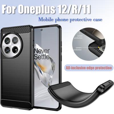 For Oneplus 12 Case Oneplus 12 12R 11 Cover Soft Silicone Bumper Shield Protective Back Phone Cases On For Oneplus 12 11 Funda