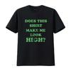 Crazy Dog Mens Funny Adult Humor T Shirt Sarcastic 420 for Guys Black Vintage Washed Homme Casual Stretched Versatile
