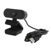 Webcam 1080P HD Built in Microphone USB2.0 Plug and Play Online Class Video Live Camera for Desktop Laptop PC