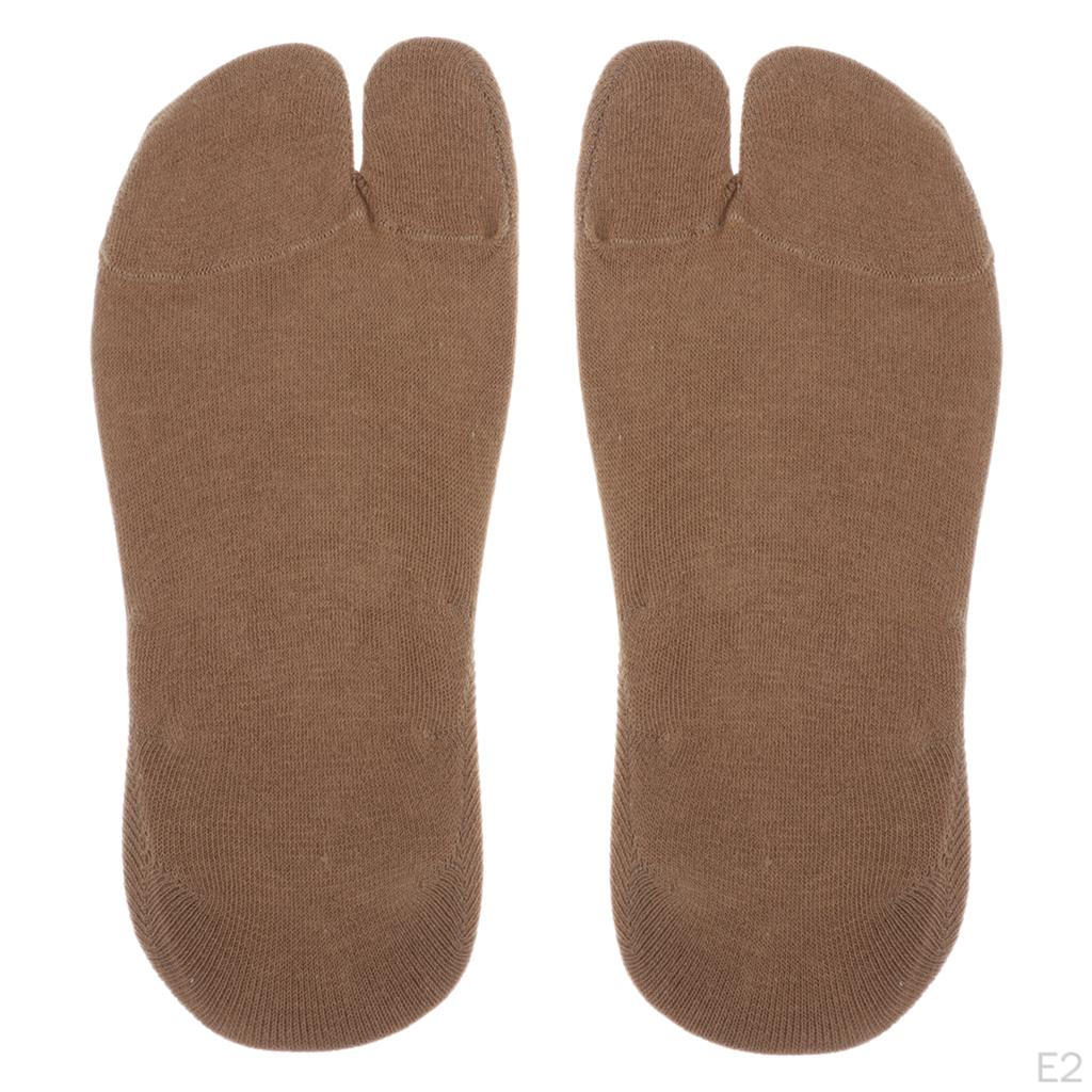 2 Fingers Plain Short Length Socks Men's Women' Colors