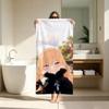Youth Romance Anime M-My Dress Up Darling Towel Microfiber soft Beach Towel for Travel Fitness Sauna Bathing Camping