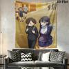 The dangerous thing in my heart Wall Tapestry Aesthetic Wall Hanging Printed Fabric Blanket Decorative Tapestries for Bedroom Living Room Home Decor