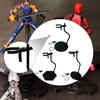 Action Figure Display Stand Base with Clips Doll Holder for 15-30cm