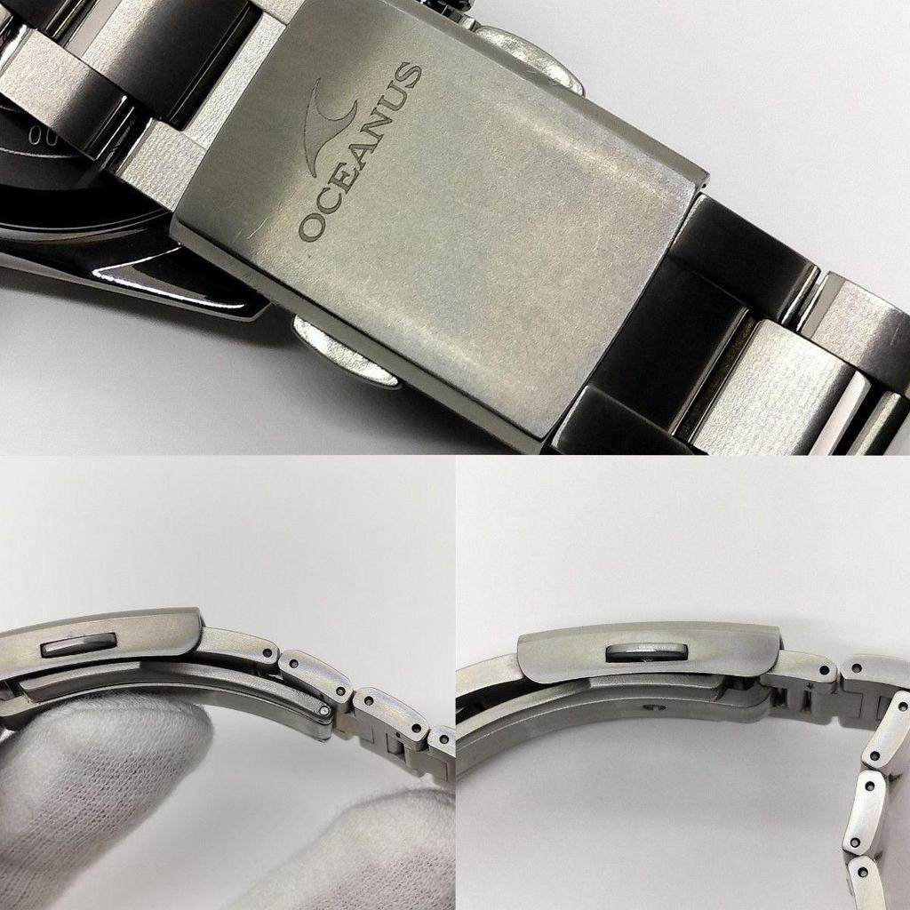 Used CASIO OCEANUS Classic Line Radio-controlled Solar OCW-T2600-1A2JF Men's Watch with Box and Warranty
