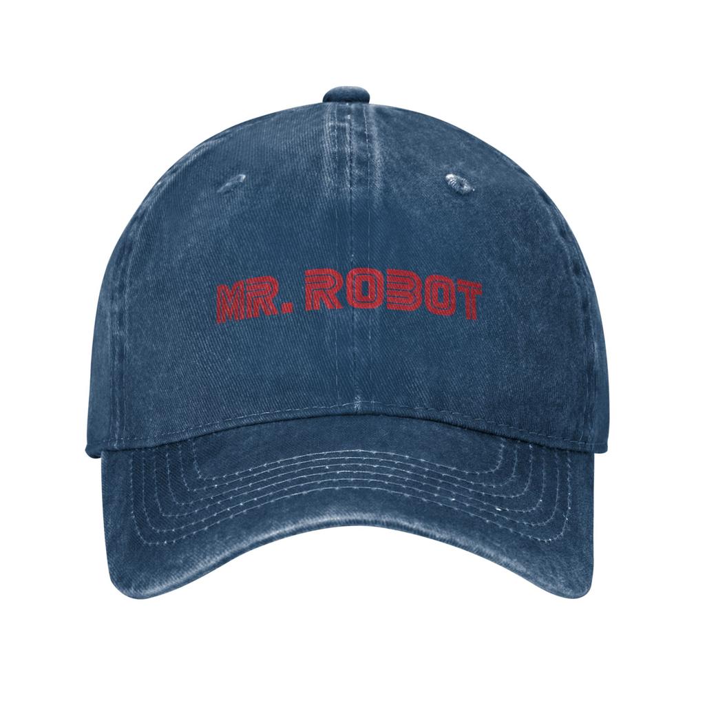 Mr Robot Berretti da Baseball Unisex Stile Cappellino Lavato Usurato Vintage