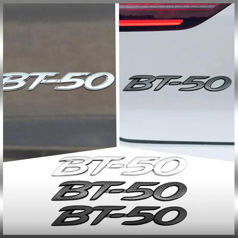 1Pcs 3D ABS Plastic BT-50 BT50 4X4 Car Emblem Letters Badge Rear Tail Trunk Sticker Decal For Mazda Auto Accessories