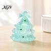Relaxation Toys for Travel Christmas Tree Stress Ball, Soft TPR Squeeze Toy Relief, Glow Relief Adults in Dark Hand Fidget Sensory Toy, Holiday