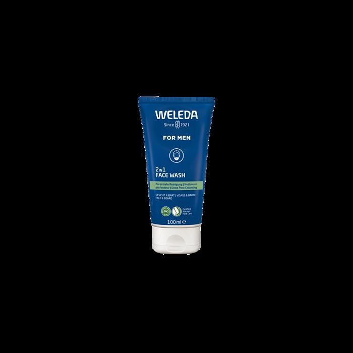 Weleda Homme Gel Nettoyant Visage 2 en 1 100Ml